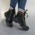 Γυναικεία μπότακια Aris μαύρα, 3 - Kalapod.gr